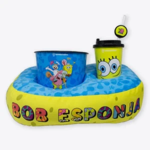 Kit Pipoca Infantil Bob Esponja
