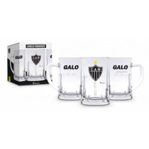 CANECA VIDRO 565ML - ATLÉTICO
