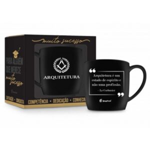 CANECA PORCELANA URBAN 300ML CURSOS - ARQUITETURA