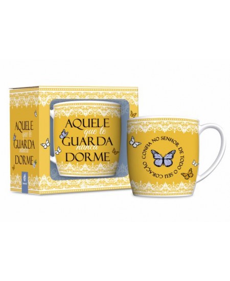 CANECA PORCELANA URBAN 300ML - AQUELE QUE TE GUARDA