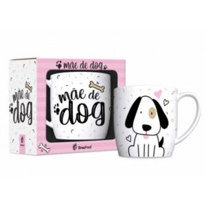 CANECA PORCELANA URBAN 300ML - MÃE DE DOG