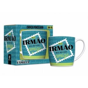 CANECA PORCELANA URBAN 300ML FAMÍLIA - IRMÃO AMIGO