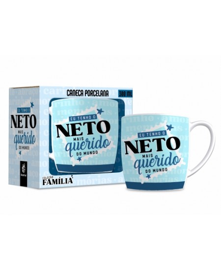 CANECA PORCELANA URBAN 300ML FAMÍLIA - NETO QUERIDO
