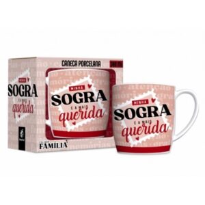 CANECA PORCELANA URBAN 300ML FAMÍLIA - SOGRA QUERIDA