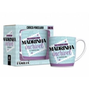 CANECA PORCELANA URBAN 300ML FAMÍLIA - MADRINHA INCRÍVEL