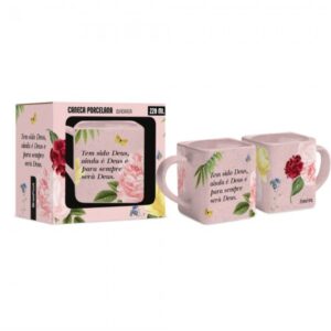 CANECA QUADRADA TEMAS FÉ1 - TEM SIDO DEUS