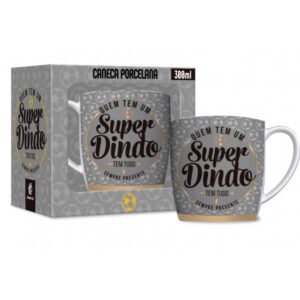 CANECA PORCELANA URBAN 300ML FAMÍLIA - DINDO