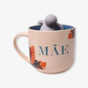 Caneca com Infusor Mãe Garden – Zonacriativa
