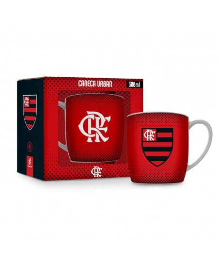 CANECA PORCELANA URBAN 300ML TIMES - FLAMENGO 2
