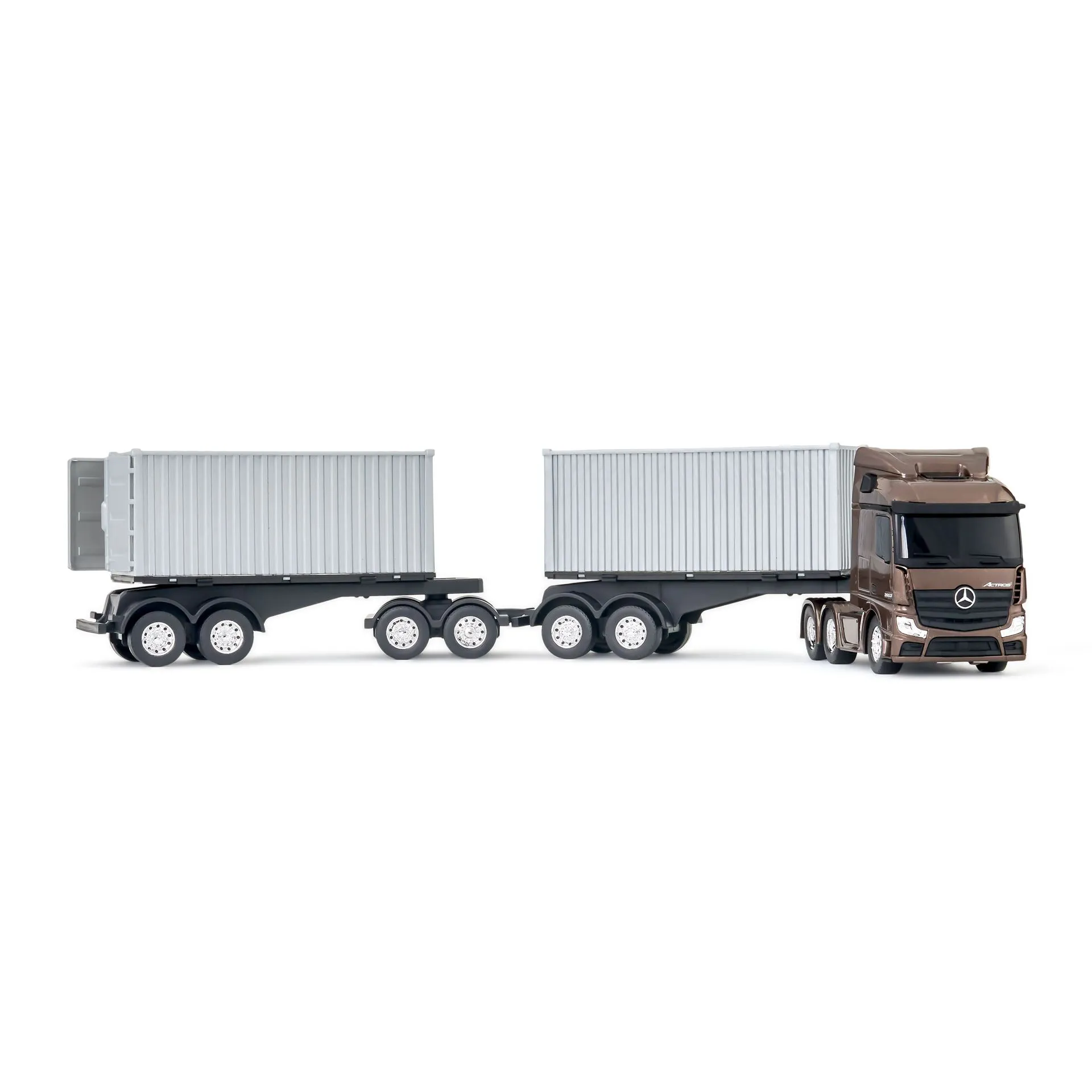 Caminhão Miniatura Mercedes Benz Actros Rodotrem Container - Imagem 2