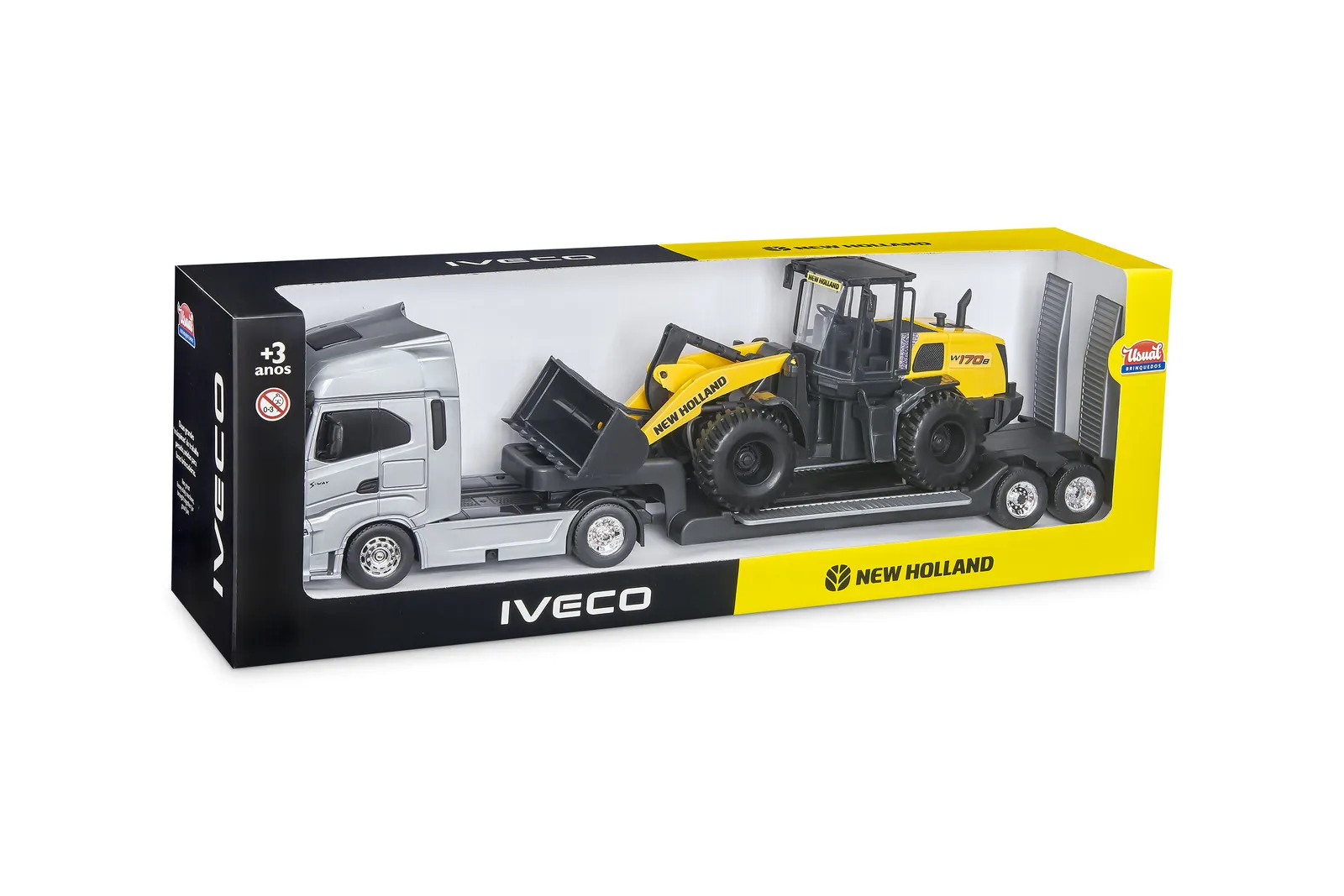 Caminhão Plataforma Iveco S-Way Carregadeira Pá New Holland