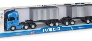Caminhão Miniatura Iveco S-Way Rodotrem Container