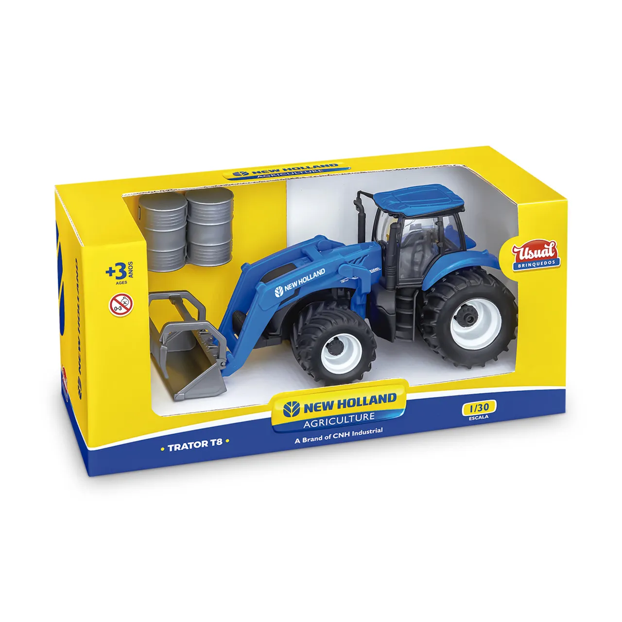 New Holland Trator T8 Implemento Garfo C Acessorios