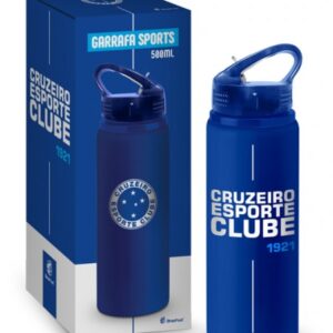 GARRAFA SPORTS 500ML ALUMÍNIO TIMES - CRUZEIRO