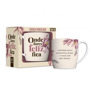 CANECA PORCELANA URBAN 300ML - ONDE FORES