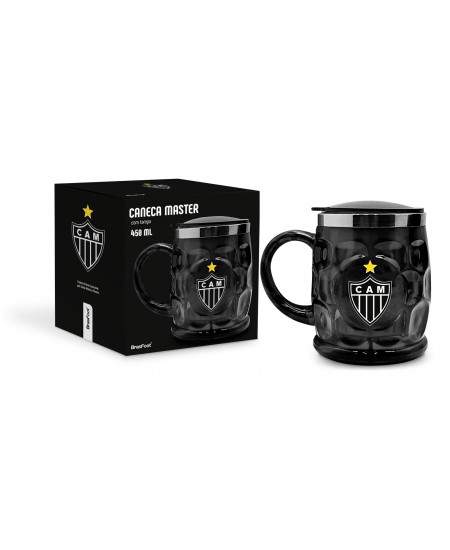 CANECA PLÁST. INOX MASTER 450ML TIMES - ATLÉTICO