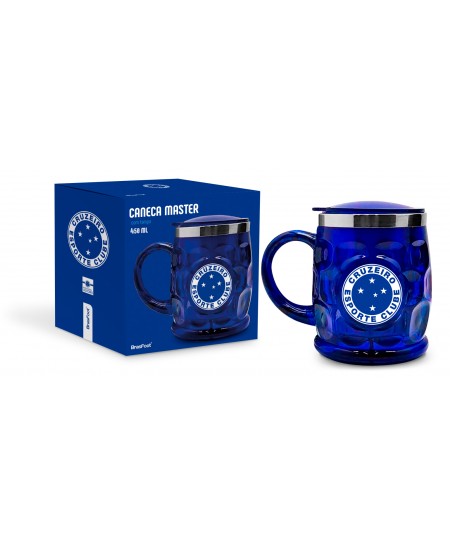 CANECA PLÁST. INOX MASTER 450ML TIMES - CRUZEIRO