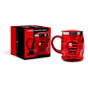 CANECA PLÁST. INOX MASTER 450ML TIMES - FLAMENGO