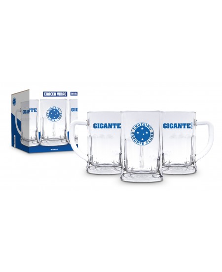 CANECA VIDRO 565ML - CRUZEIRO