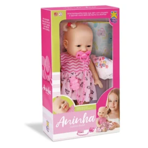 Boneca Aninha Dorme Bebê - Divertoys