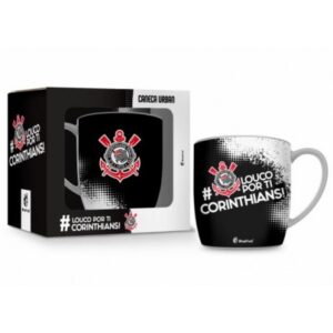 CANECA PORCELANA URBAN 300ML TIMES - CORINTHIANS 3