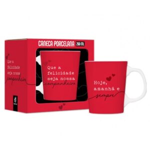 CANECA PORCELANA PREMIUM - HOJE AMANHÃ E SEMPRE