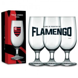 TAÇA VIDRO TIMES 300ML - FLAMENGO