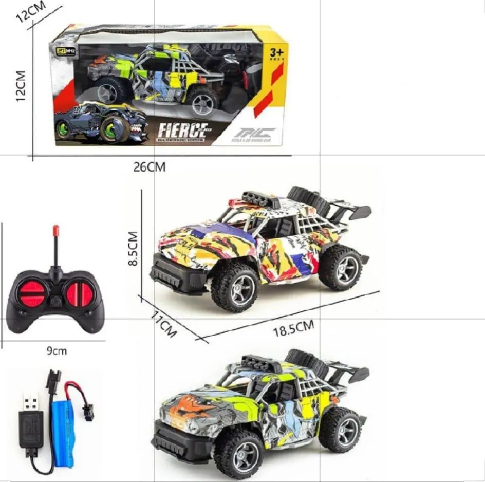 Carrinho Recarregável De Controle Remoto Force Off Road 4x4 Variadas Off Road - Imagem 2