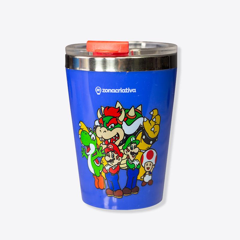 COPO VIAGEM SNAP 300ML SUPER MARIO AND FRIENDS
