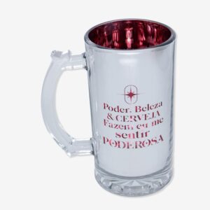 CANECA DE CHOP 450ML ELETROSTATICA BELEZA E CERVEJA