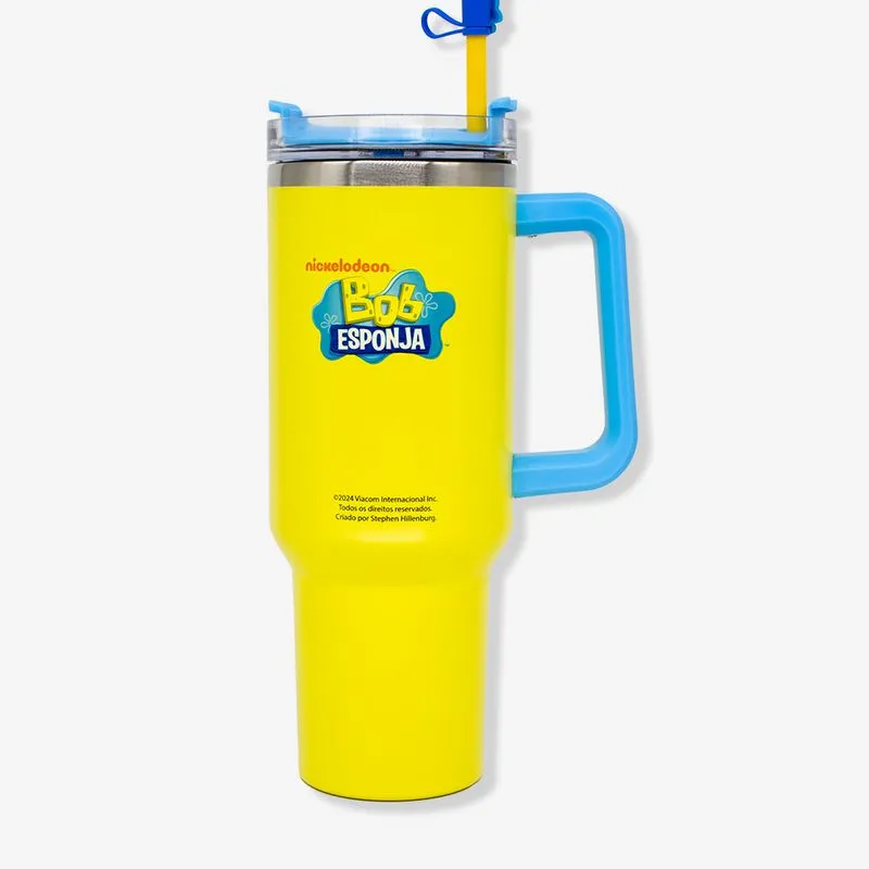 Copo Térmico Tumbler Bob Esponja - Imagem 2