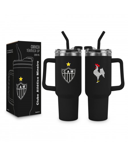 CANECA TÉRMICA UP 1200ML - ATLÉTICO CANECA TÉRMICA UP 1200ML - ATLÉTICO