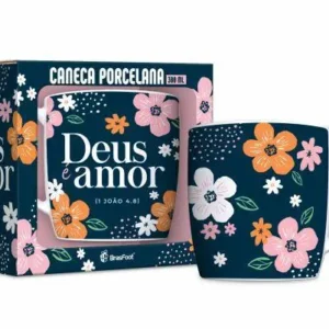 CANECA PORCELANA URBAN 300ML FE1 - DEUS É AMOR