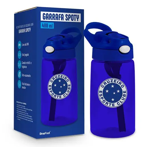 GARRAFA SPOTY 480ML TIMES - CRUZEIRO