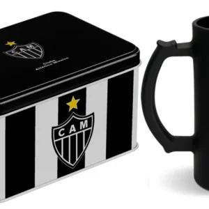CANECA VIDRO BERLIM FOSCA 480ML LATA TIMES - ATLÉTICO
