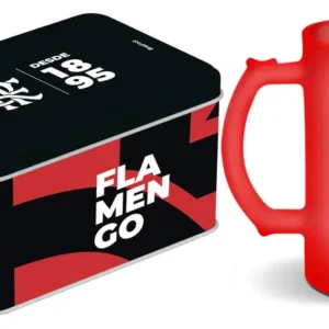 CANECA VIDRO BERLIM FOSCA 480ML LATA TIMES - FLAMENGO