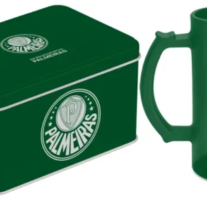 CANECA VIDRO BERLIM FOSCA 480ML LATA TIMES - PALMEIRAS