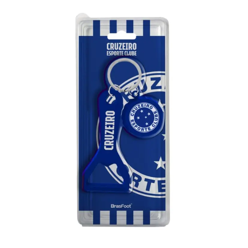 CHAVEIRO TAMPA DECORATIVO TIMES - CRUZEIRO
