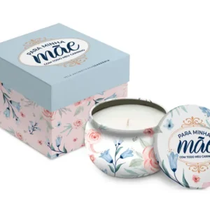 VELA AROMÁTICA LATA - PARA MINHA MÃE COM CARINHO