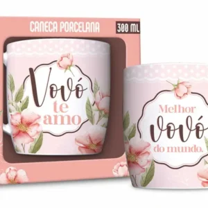 CANECA PORCELANA URBAN 300ML - VOVÓ TE AMO 2