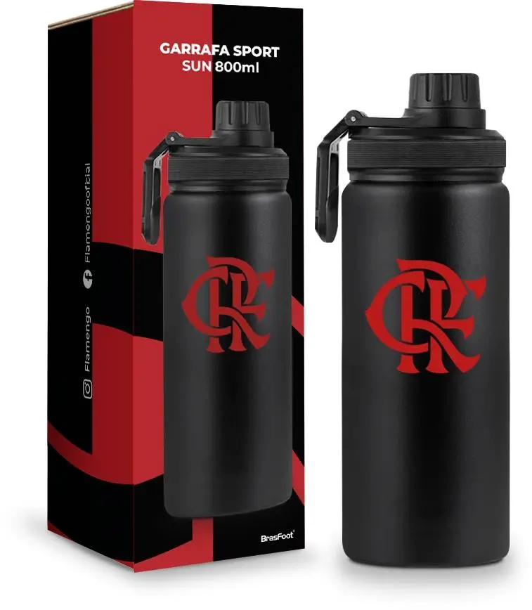 GARRAFA SUN ONE SPORT 800ML TIMES - FLAMENGO CRF