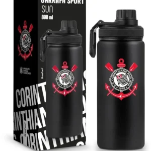GARRAFA SUN ONE SPORT 800ML TIMES - CORINTHIANS