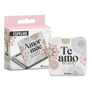ESPELHO DE BOLSA INDIVIDUAL - MÃE MELHOR AMOR DO MUNDO