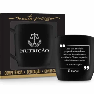 CANECA PORCELANA URBAN 300ML CURSOS - NUTRIÇÃO