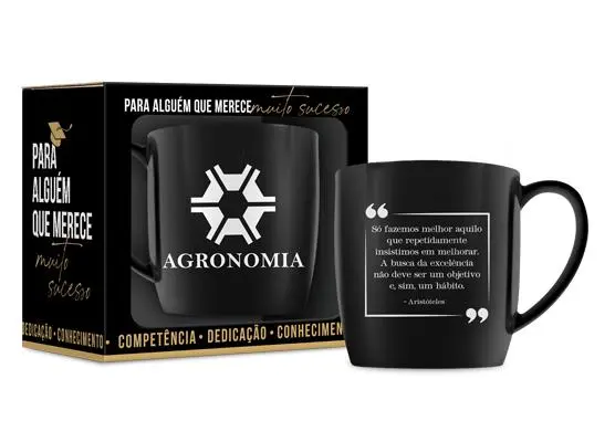 CANECA PORCELANA URBAN 300ML CURSOS - AGRONOMIA