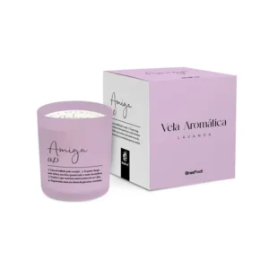 VELA AURA CERA SOJA 120G - AMIGA
