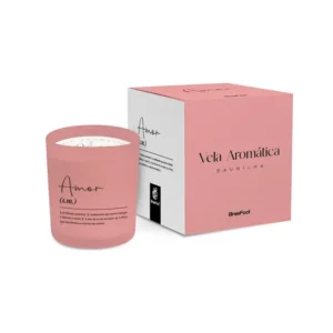 VELA AURA CERA SOJA 120G - AMOR