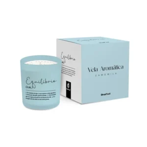 VELA AURA CERA SOJA 120G - EQUILÍBRIO