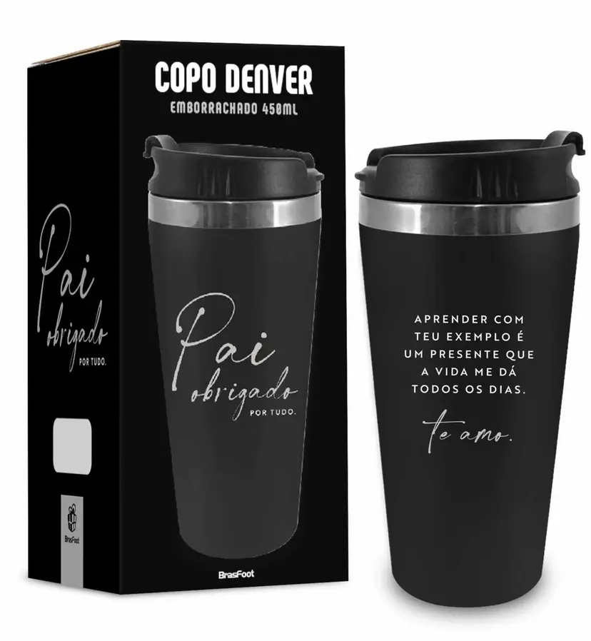 > COPO DENVER EMBORRACHADO 450ML - PAI OBRIGADO