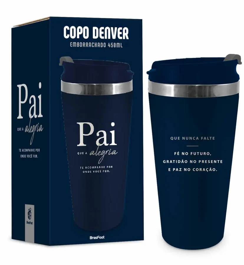 COPO DENVER EMBORRACHADO 450ML - PAI QUE ALEGRIA